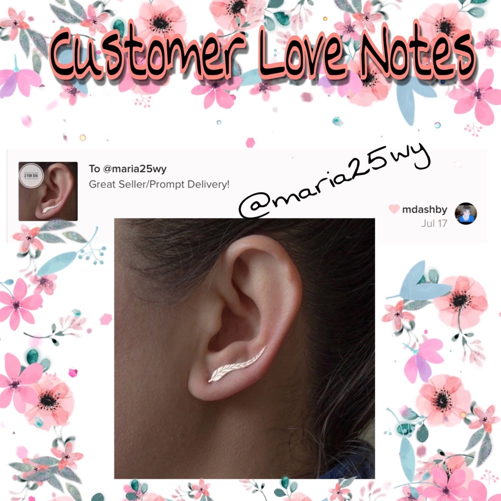 🛍 ⓝⓔⓦ⚡️ 2pairs | Leaf Earrings - Picture 3 of 5
